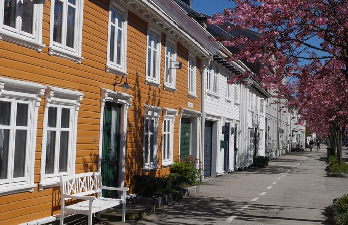 "Posebyen", an old part of town. Photo: Visit Sørlandet